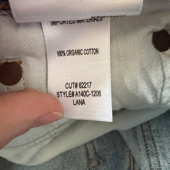 AGOLDE Lana Mid Rise Straight Jena Sway Wash - Picture 6 of 10